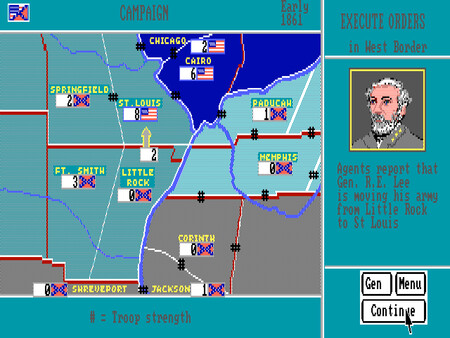 Скриншот из No Greater Glory: The American Civil War