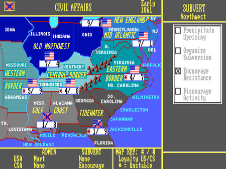 Скриншот из No Greater Glory: The American Civil War