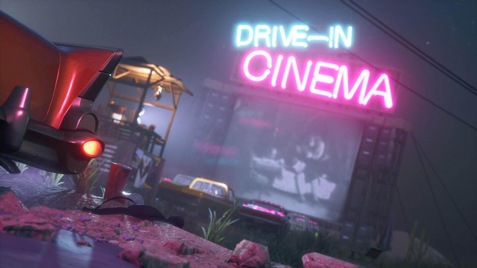 Gas Station Simulator - Drive-In Cinema DLC Featured Screenshot #1