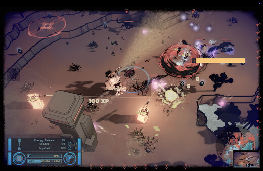 Wave Defense: Trappist game for Linux 1