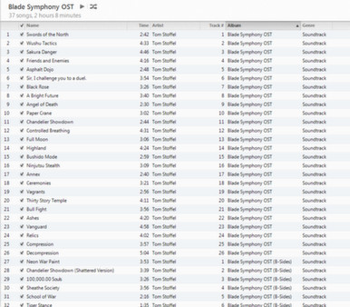 Blade Symphony Original Soundtrack