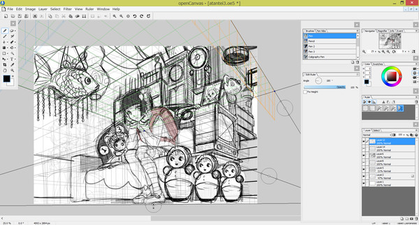 openCanvas 6 CG绘画工具-游戏截图