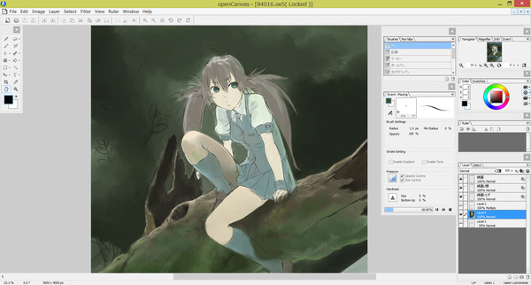 openCanvas 6 CG绘画工具-游戏截图