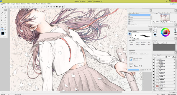 openCanvas 6 CG绘画工具-游戏截图