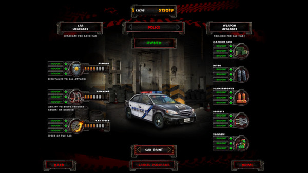 Zombie Driver HD Brutal Car Skins