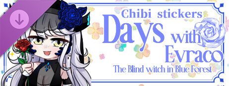 Days with Evraco: The Blind Witch in Blue Forest-Chibi Stickers cover art