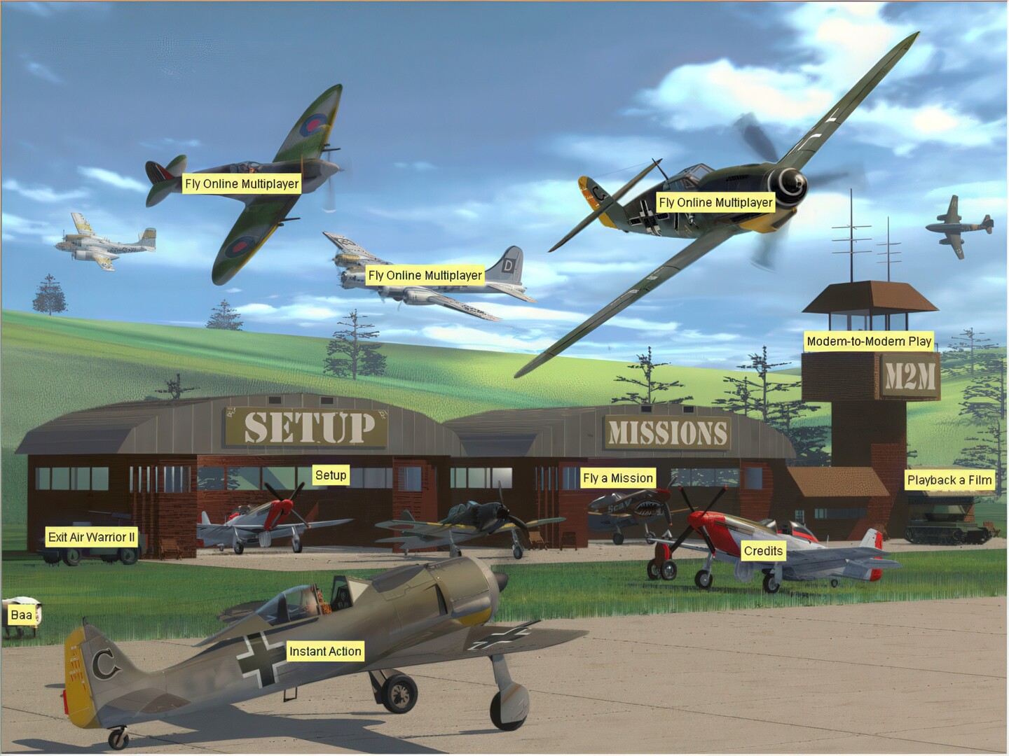 Air Warrior II screenshot #1