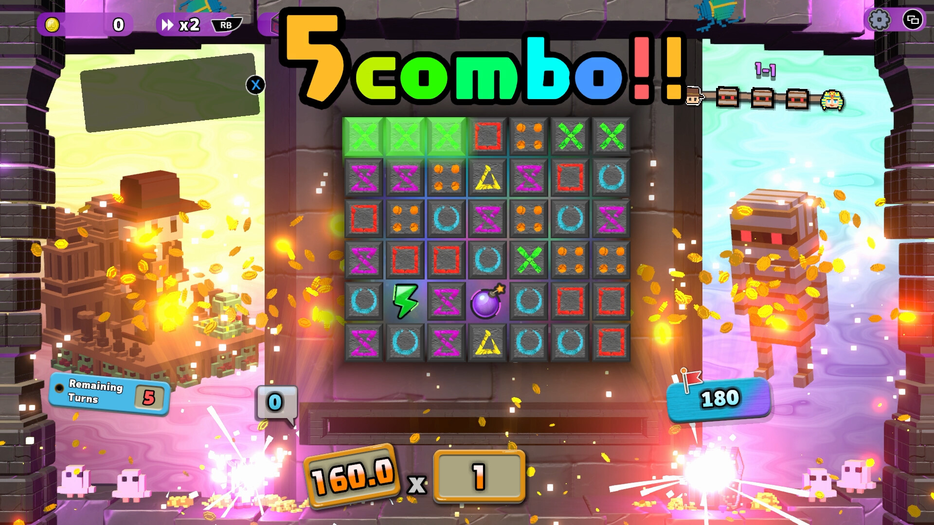 Dialoop -Roguelite Puzzle- screenshot #1