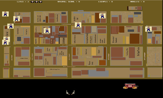 Wyatt Earp and the Cowboys Wargame ssp game for Linux 1