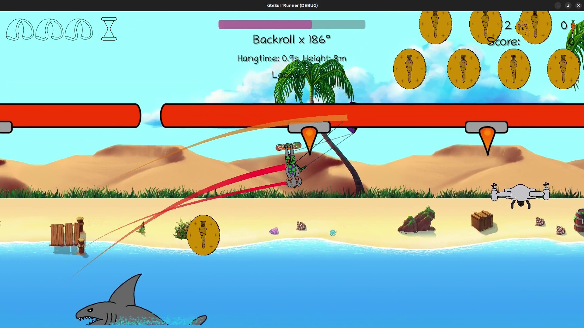 Kitesurf Runner screenshot