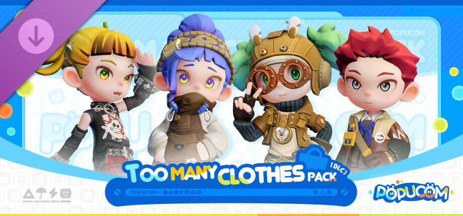 POPUCOM - Too Many Clothes Pack cover art