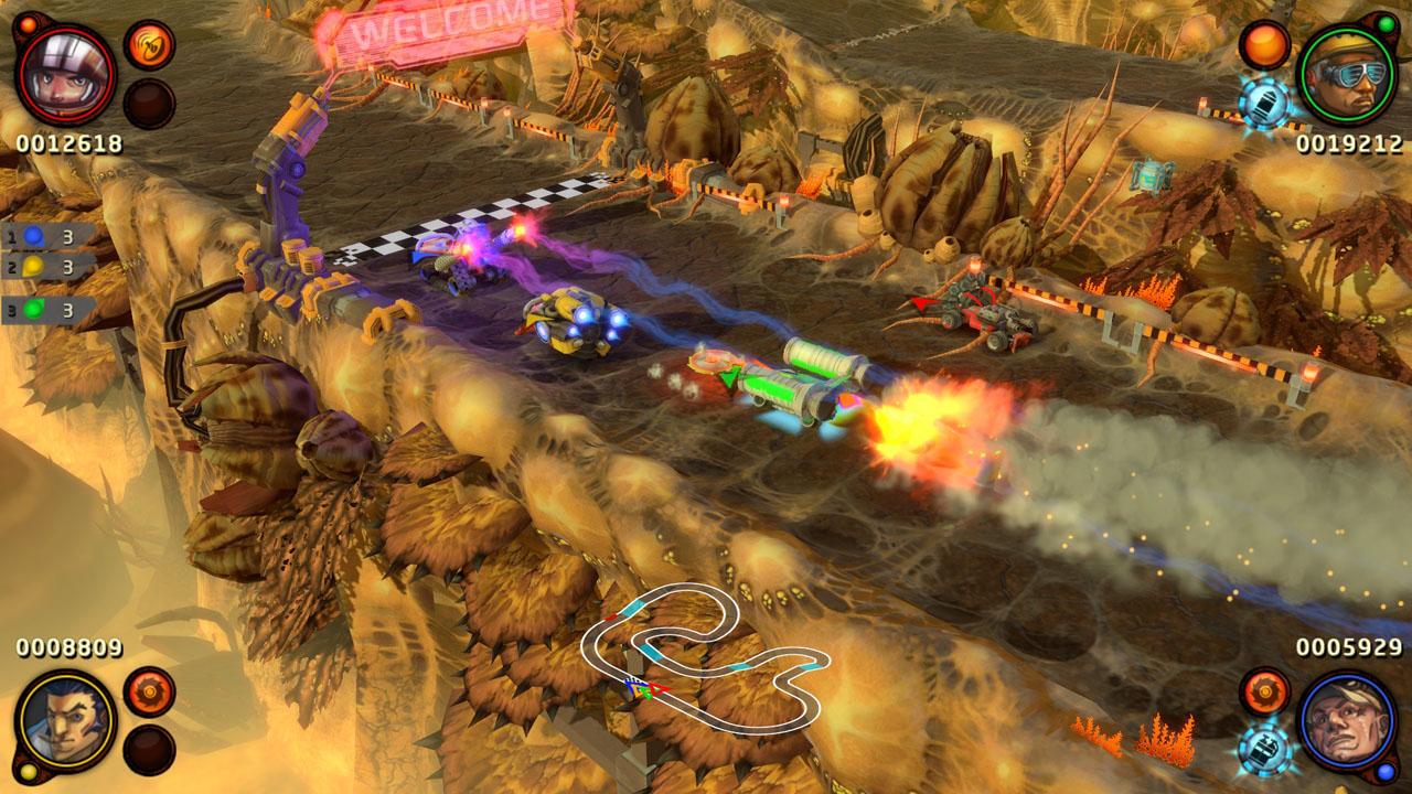 screenshot of BlazeRush 7