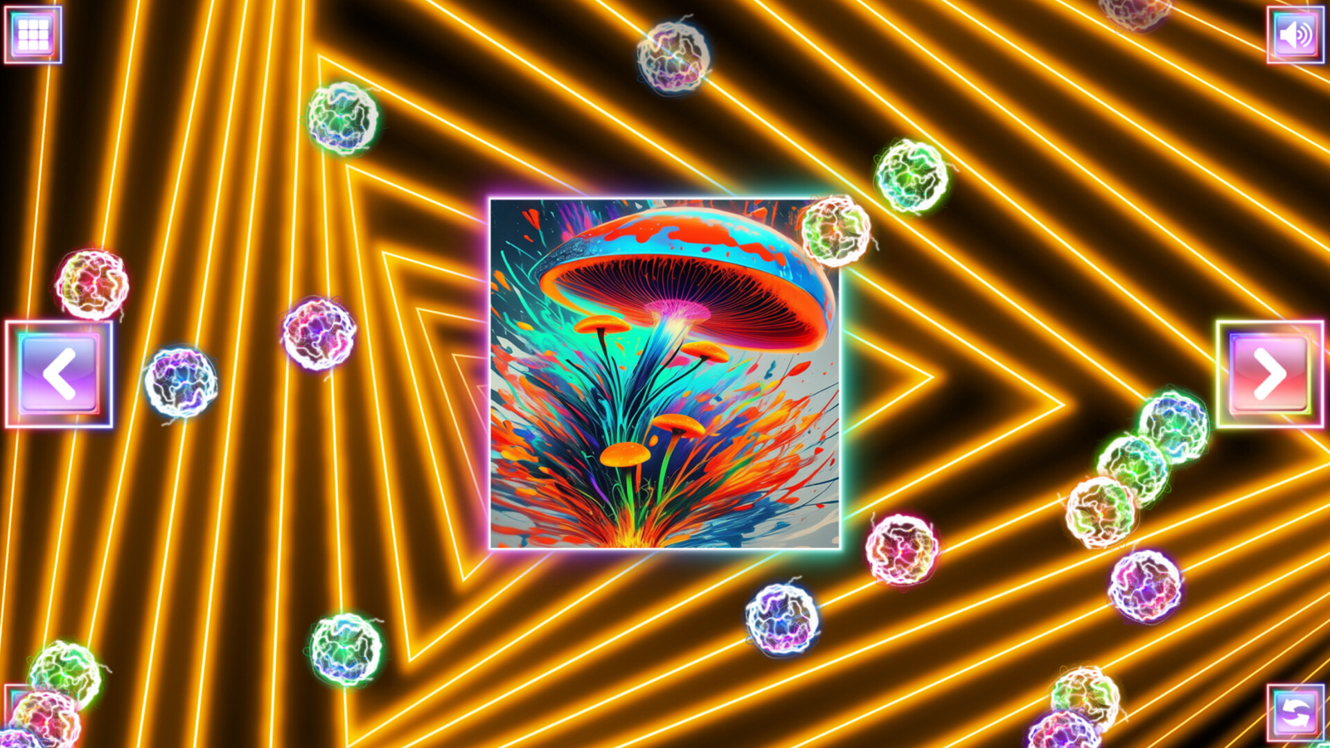 Neon Fantasy: Mushrooms screenshot 2