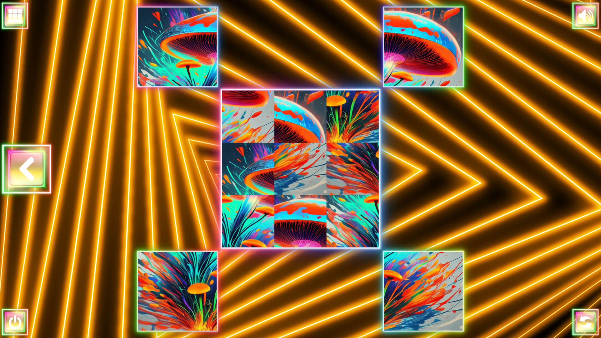 Neon Fantasy: Mushrooms screenshot 1