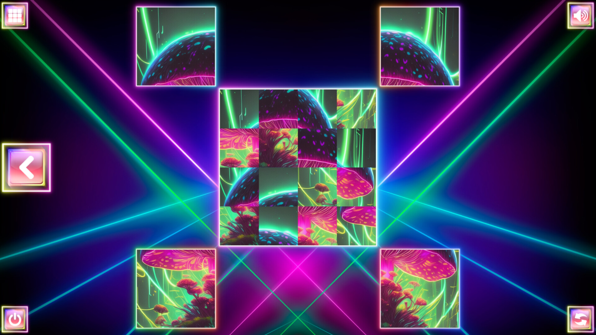 Neon Fantasy: Mushrooms screenshot 3