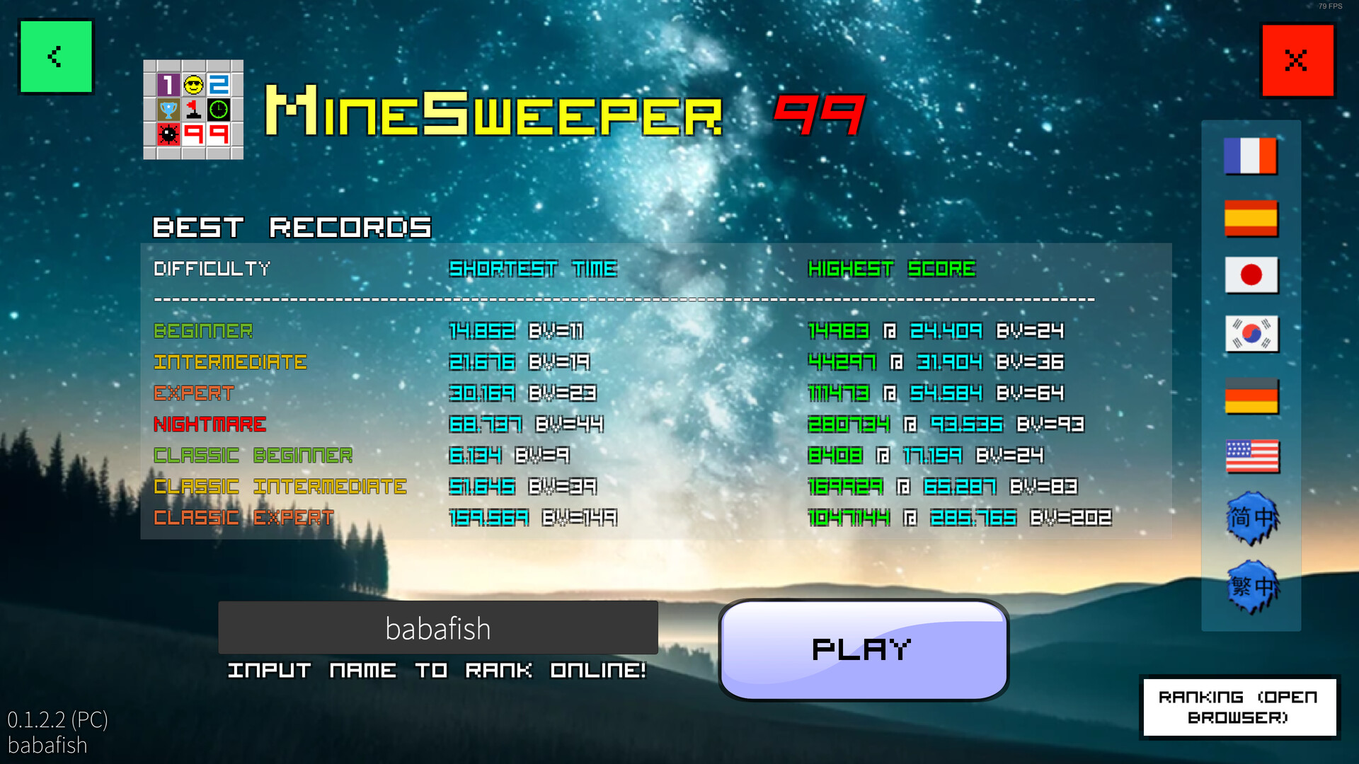 #1. Minesweeper 99 (Steam) 由: Babafish