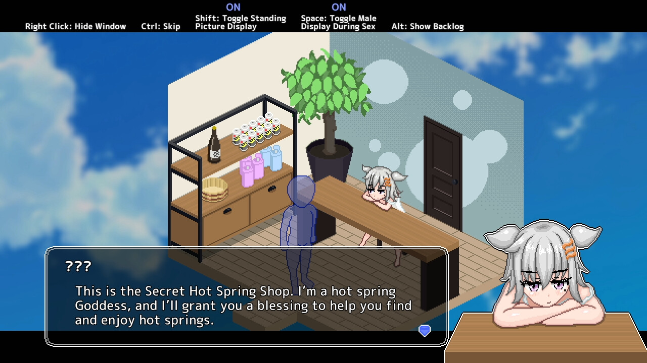 Secret Hot Springs Girl screenshot 1