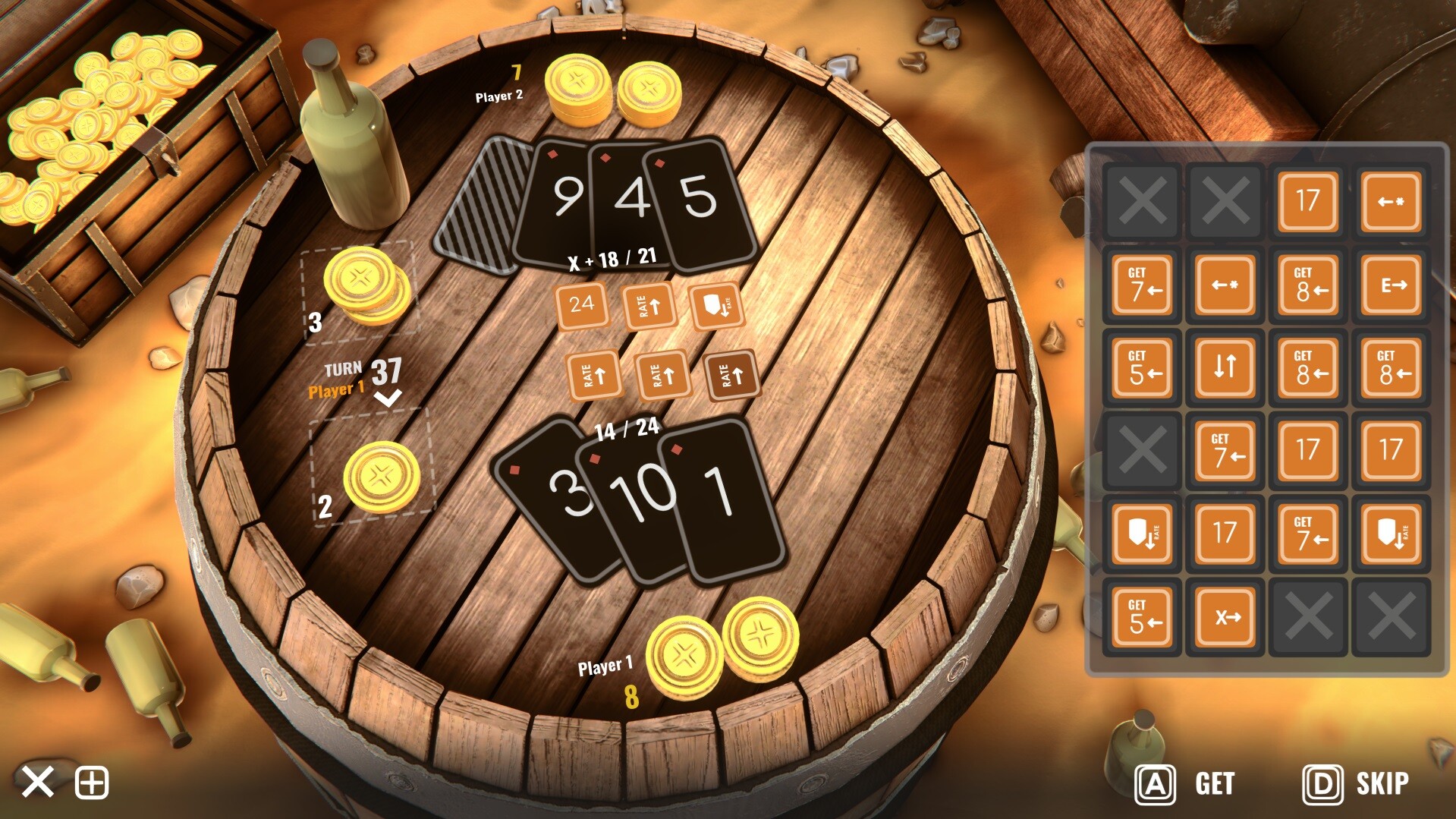 screenshot of 21Pirates Card Game 8