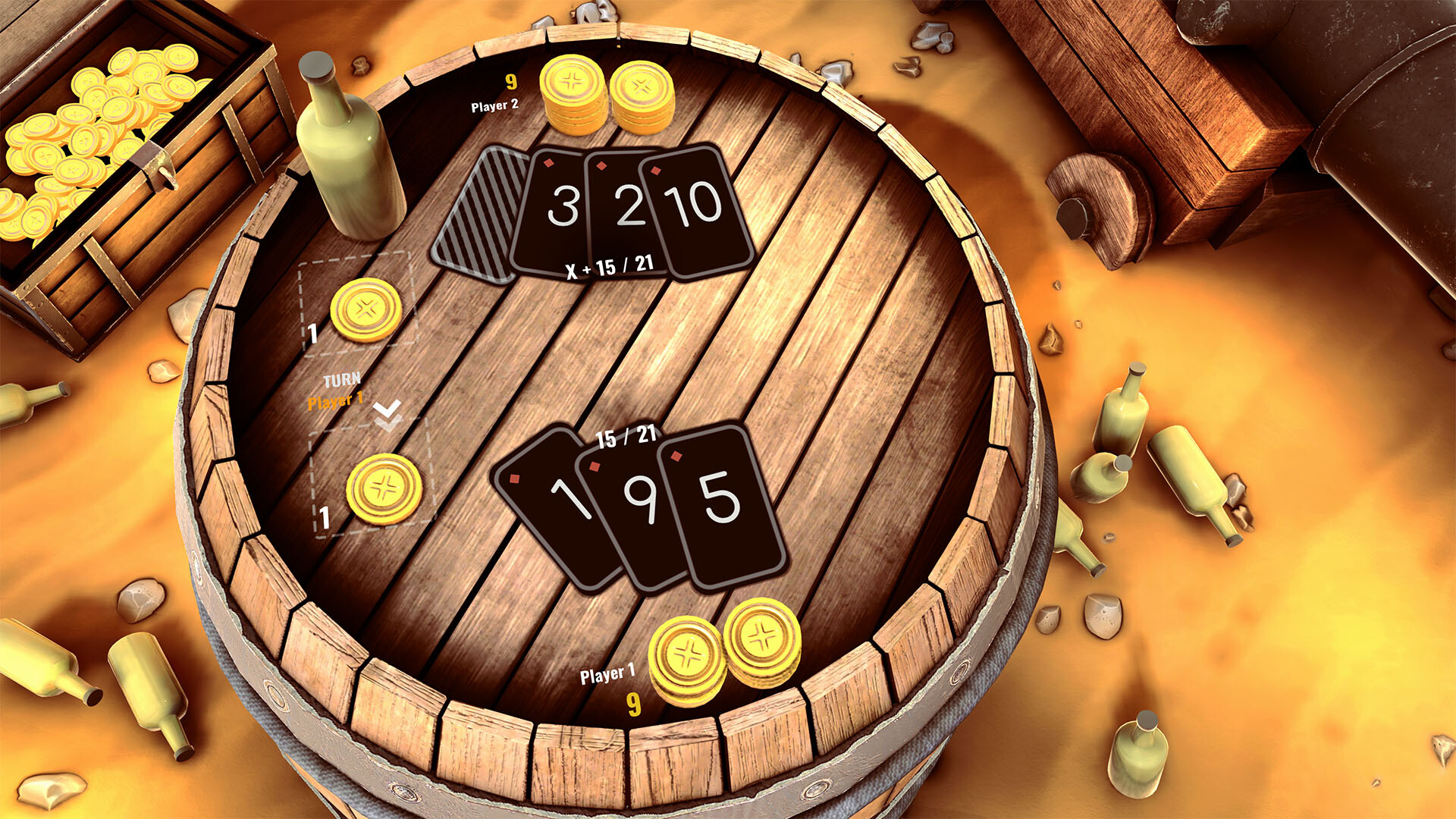 screenshot of 21Pirates Card Game 2