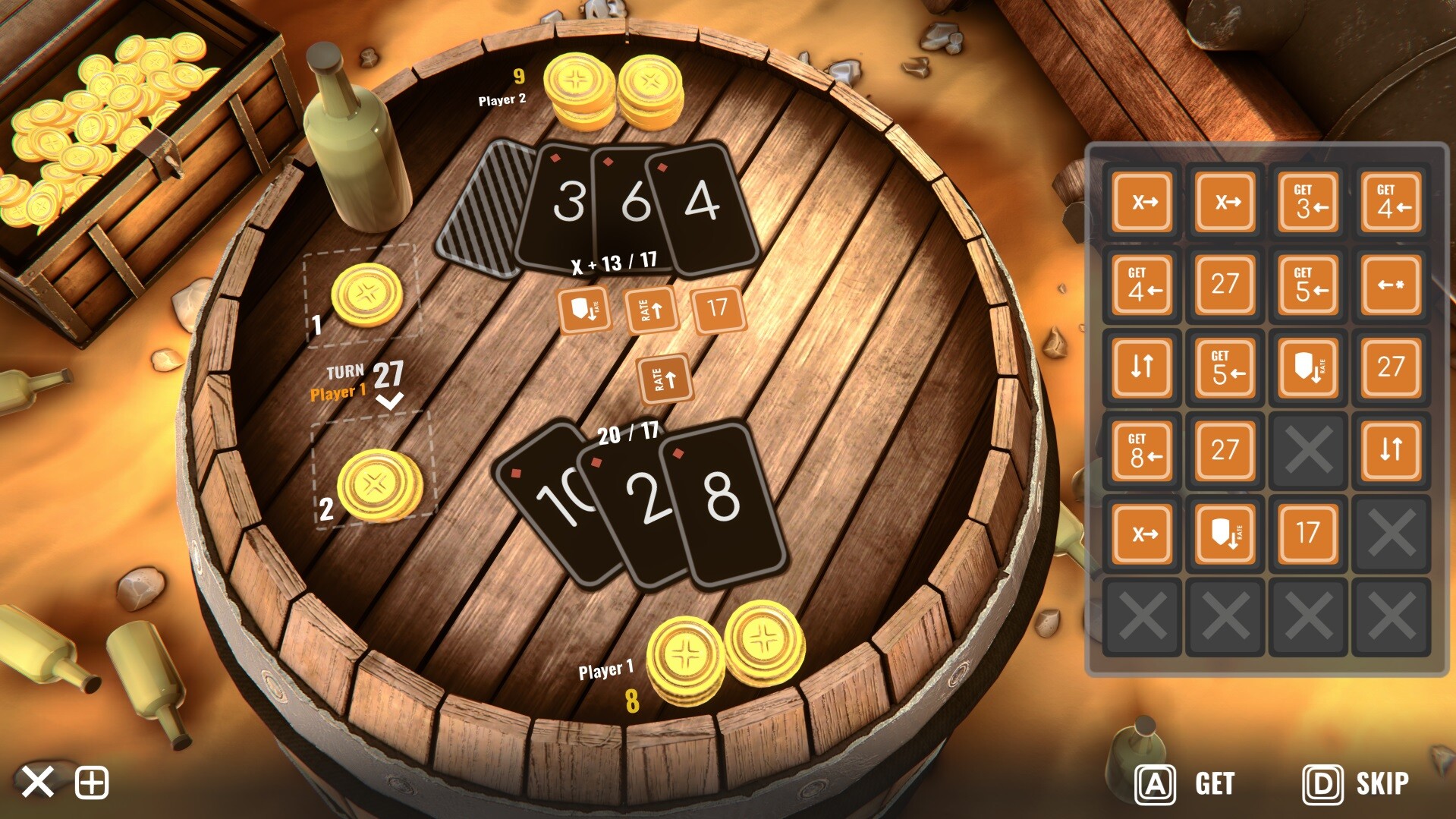 screenshot of 21Pirates Card Game 6