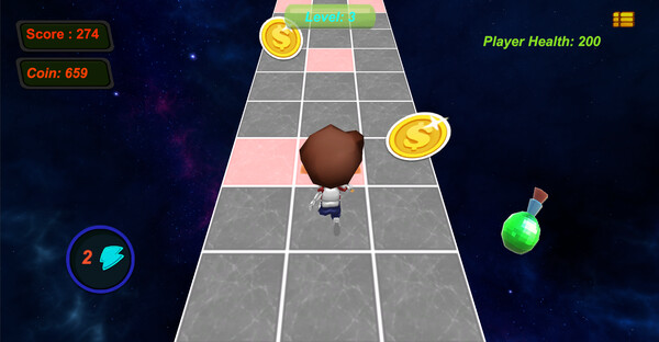 Secret Enemy : Cosmic fighting.