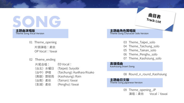 Taiwan Love Story⁵ Soundtrack