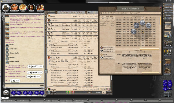 Screenshot z Fantasy Grounds - Rolemaster Classic Ruleset Screenshot z Fantasy Grounds - Rolemaster Classic Ruleset