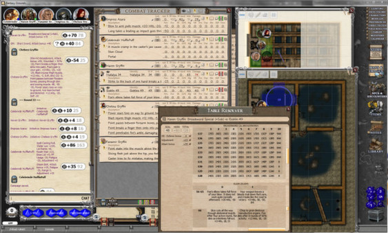 Screenshot z Fantasy Grounds - Rolemaster Classic Ruleset Screenshot z Fantasy Grounds - Rolemaster Classic Ruleset