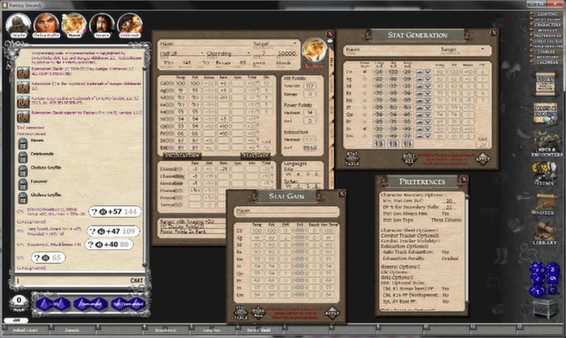 Screenshot z Fantasy Grounds - Rolemaster Classic Ruleset Screenshot z Fantasy Grounds - Rolemaster Classic Ruleset