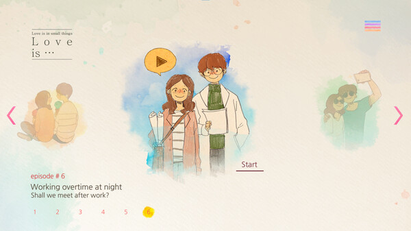 Скриншот из Love is in small things