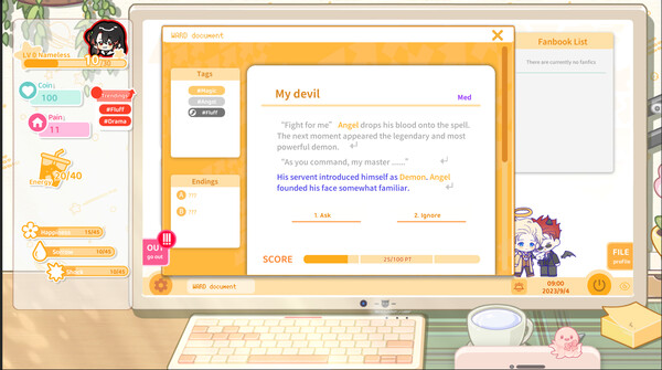 Sensei! I like you so much! Demo screenshot 4