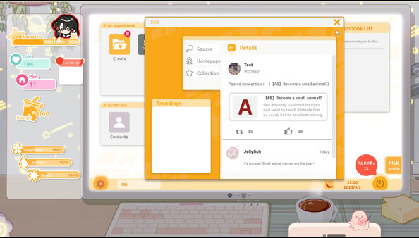 Sensei! I like you so much! Demo screenshot 2