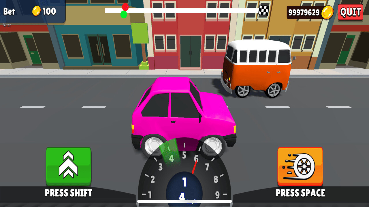 #3. GTR - Garage Town Racing (Steam) De: Messier Games - AU