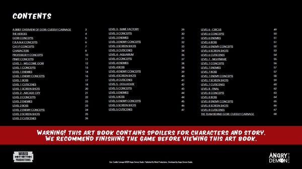 Gori: Cuddly Carnage - Artbook