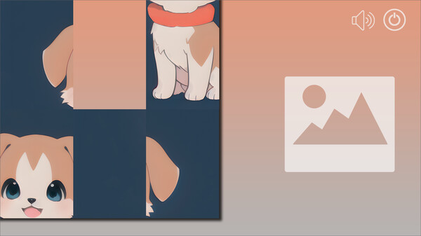 Cute Dogs Slide game for Linux 1