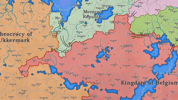Скриншот из Fantasy Map Simulator