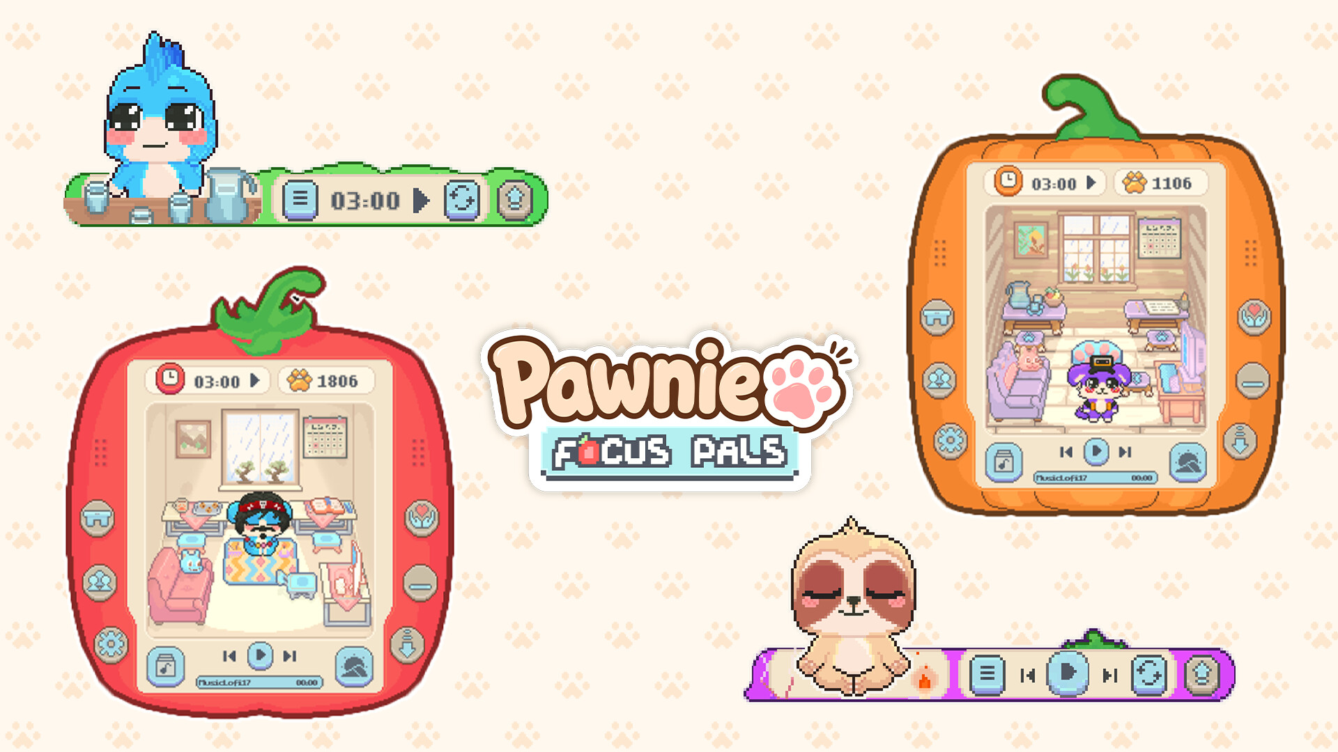 Pawnie: Focus Palsのスクリーンショット 1