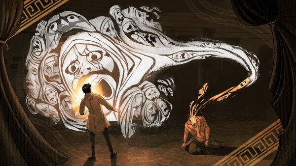Screenshot of NonPlatonic Forms gameplay showing in-action mechanics
