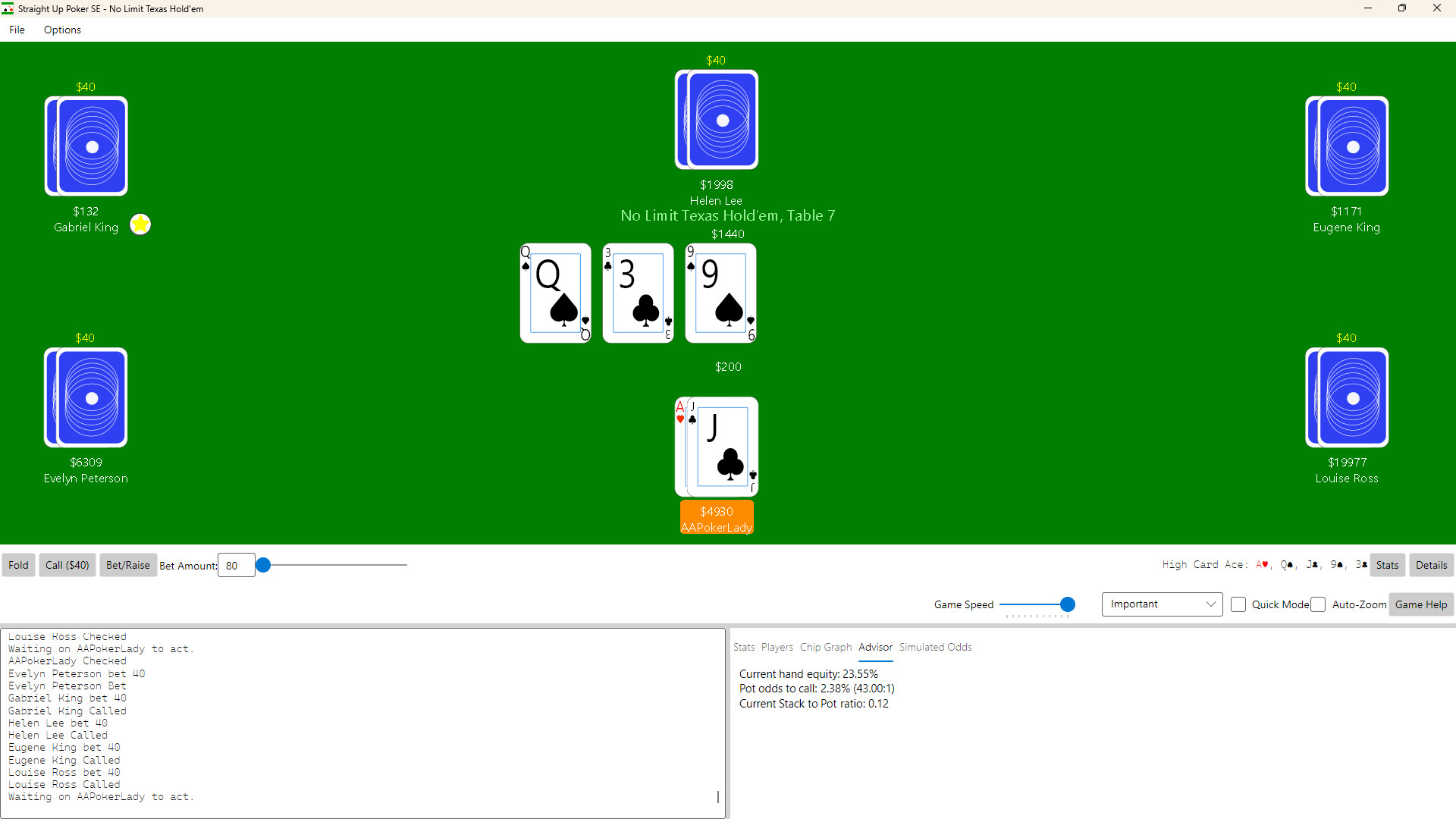 Straight Up Poker SE screenshot 6