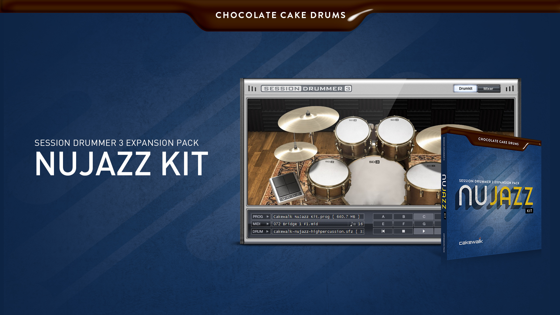 Chocolate Cake Drums: NuJazz Kit - For Session Drummer 3 Featured Screenshot #1