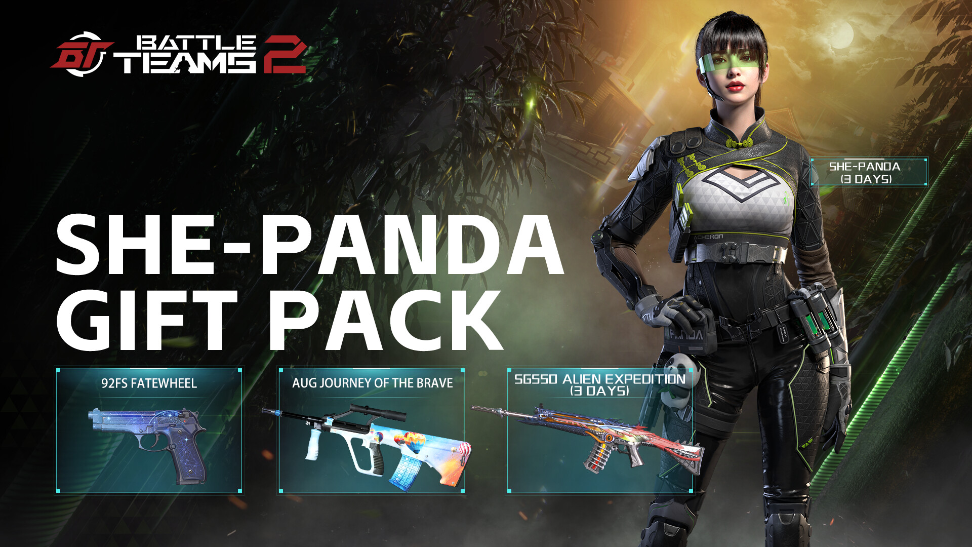 Battle Teams 2 - She Panda Gift Pack Featured Screenshot #1