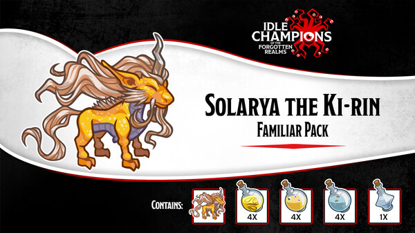 Idle Champions - Solarya the Ki-rin Familiar Pack