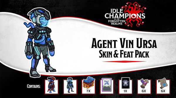 Idle Champions - Agent Vin Ursa Skin & Feat Pack