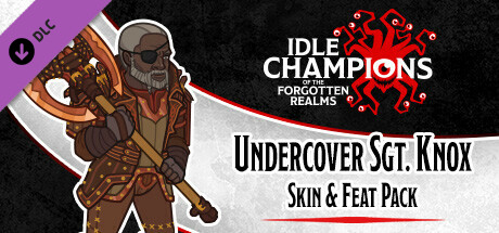 Idle Champions - Undercover Sgt. Knox Skin & Feat Pack banner image