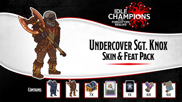 Idle Champions - Undercover Sgt. Knox Skin & Feat Pack