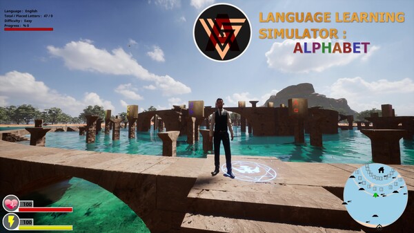 Language Learning Simulator - Alphabet screenshot 1