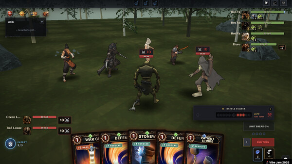 Screenshot of For The Realm gameplay showing in-action mechanics