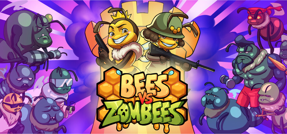 Bees vs Zombees cover art