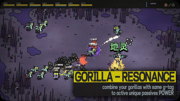 07GORILLAS game for Linux 1
