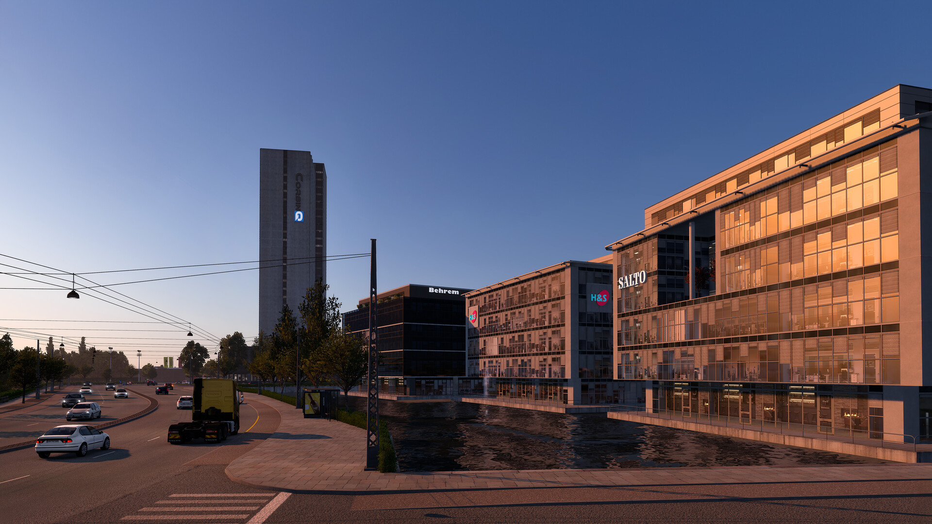 #5. Euro Truck Simulator 2 - Scandinavia (Steam) By: SCS Software